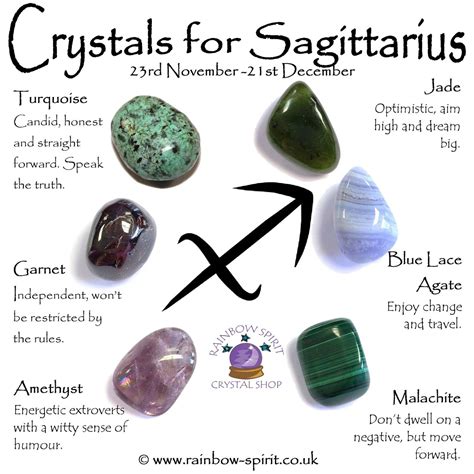 Sagittarius Crystals