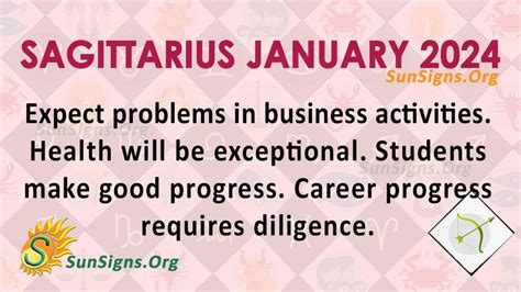 Sagittarius January 2024 Horoscope