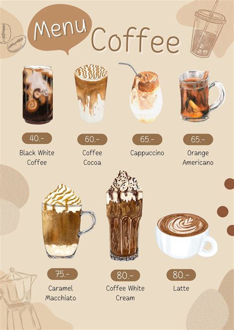 Scorpio Coffee Menu