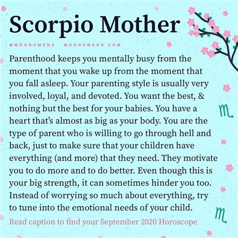 Scorpio Mother and Child