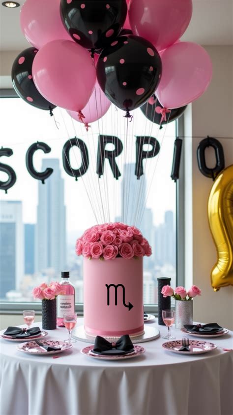 Scorpio Party Dessert Table