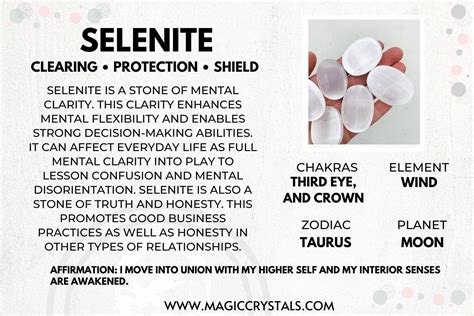 Selenite Properties