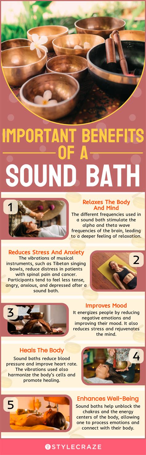 Sound Bath Benefits Infographic