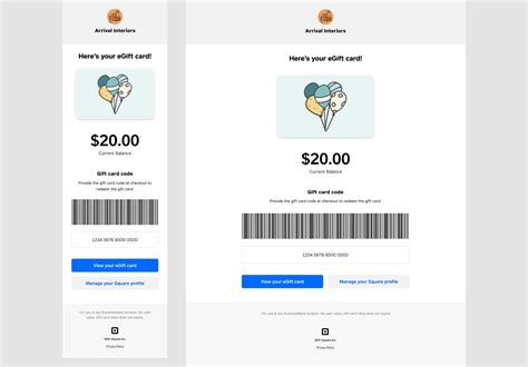 Square eGift Cards