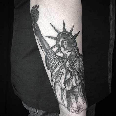 Statue of Liberty Hand Tattoo