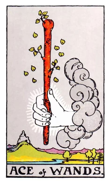 Tarot Card Ace of Wands