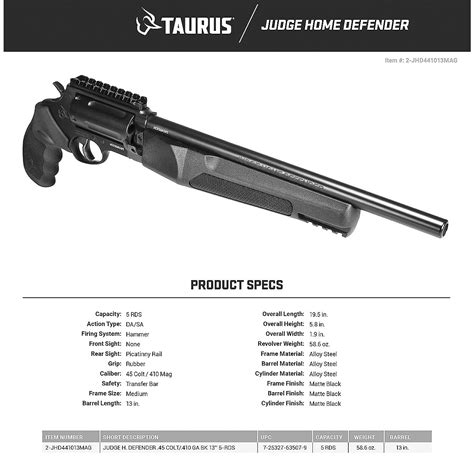 Taurus Judge Home Defender