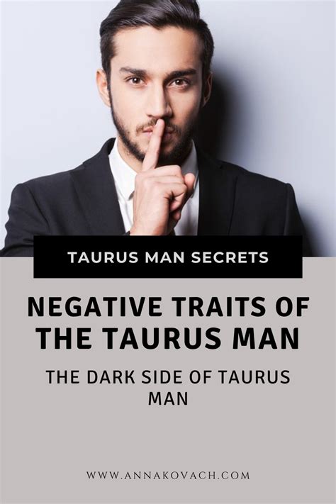 Taurus Man Dark Side