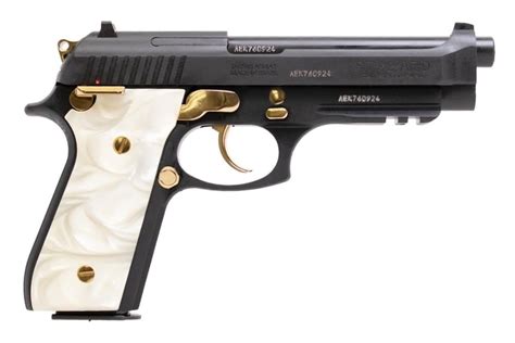 Taurus PT92 Pistol with Gold Accents