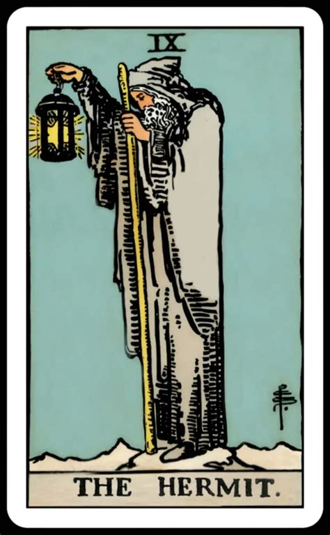 The Hermit Tarot Card