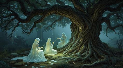 The Norns at Yggdrasil