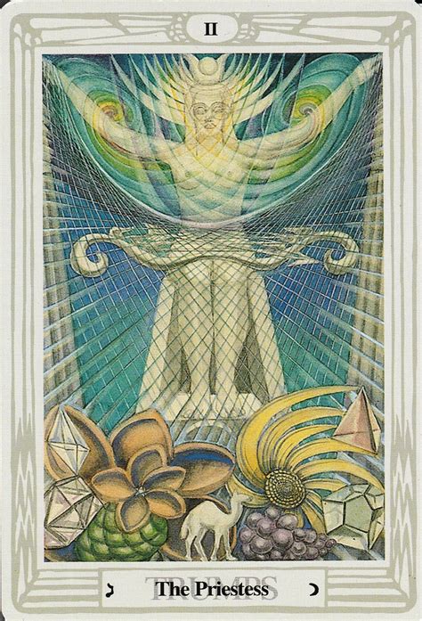 Thoth Tarot Card - The High Priestess