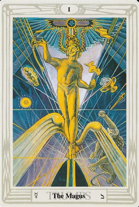 Thoth Tarot Card - The Magus