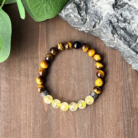 Tiger Eye and Citrine Healing Bracelet