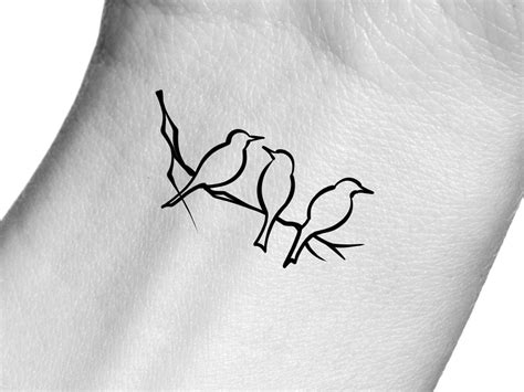 Tree Little Birds Tattoo