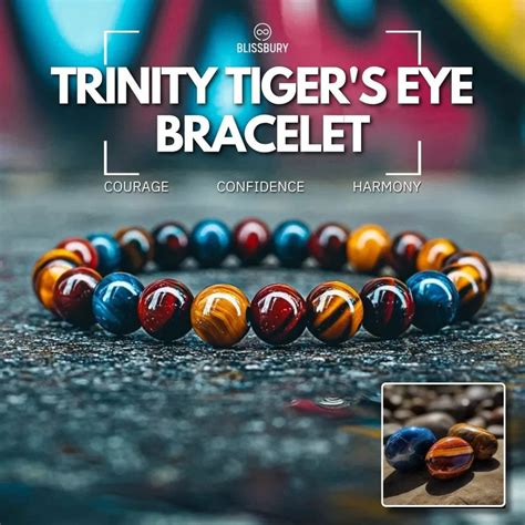 Trinity Tiger's Eye Bracelet