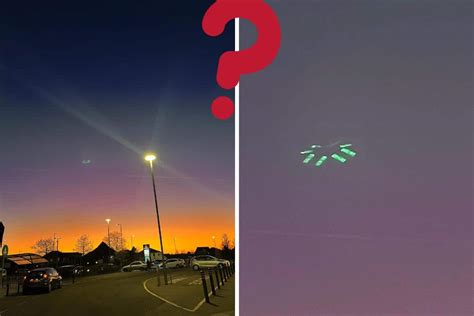 UFO in the sky