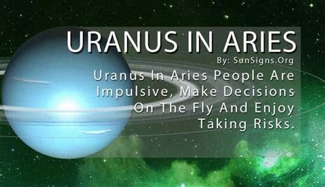Uranus in Aries