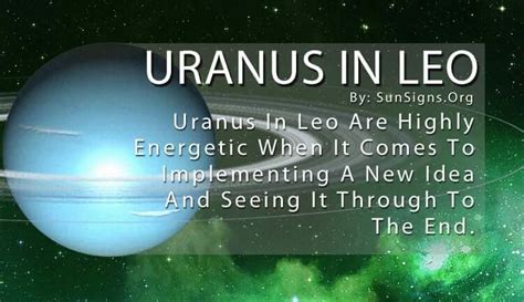 Uranus in Leo