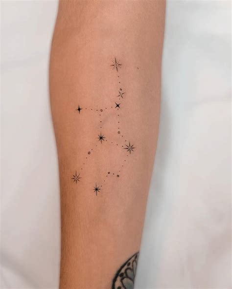 Virgo Constellation Tattoo