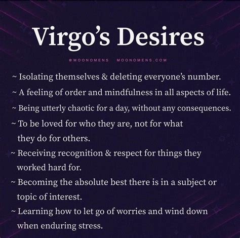 Virgo Desires