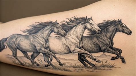 Wild Stallion Sagittarius Tattoo