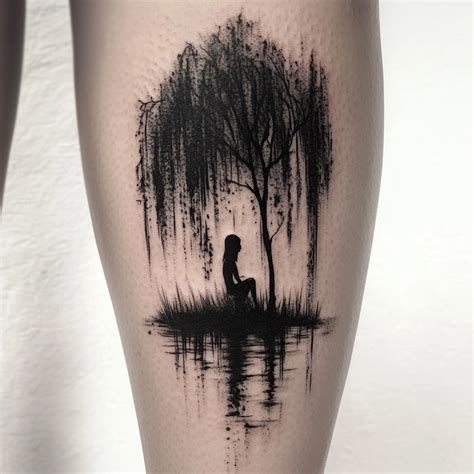 Willow Tree Sagittarius Tattoo
