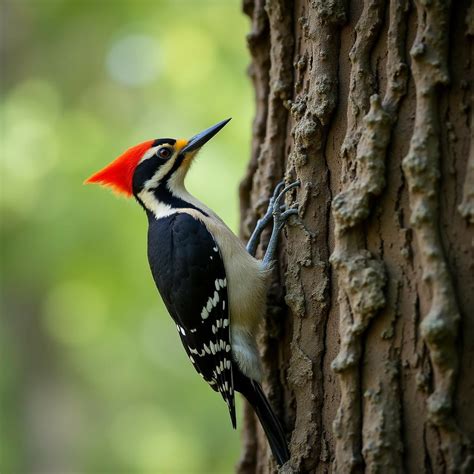 Woodpecker on a tree