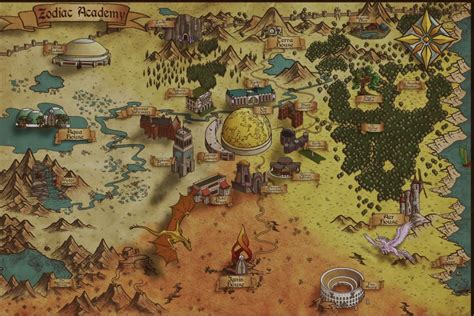 Zodiac Academy Map