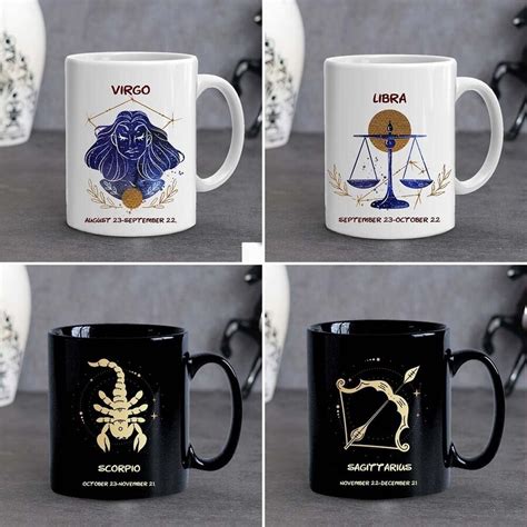 Zodiac Coffee Cups