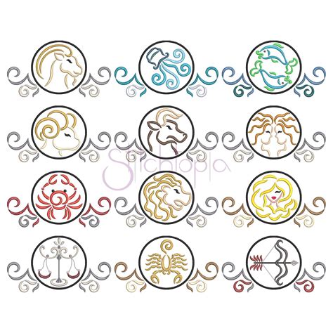 Zodiac Embroidery
