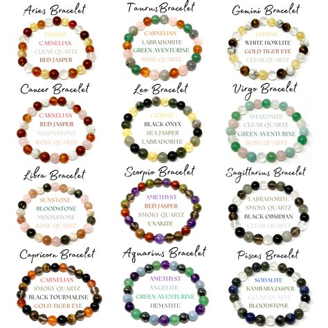 Zodiac Sign Bracelet