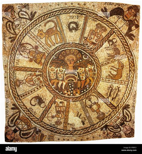 Zodiac mosaic from Beit Alpha synagogue