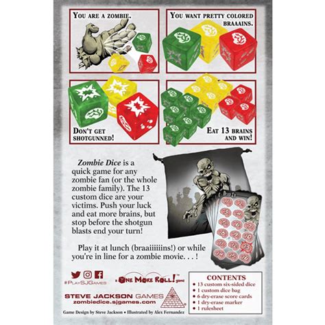 Zombie Dice Game