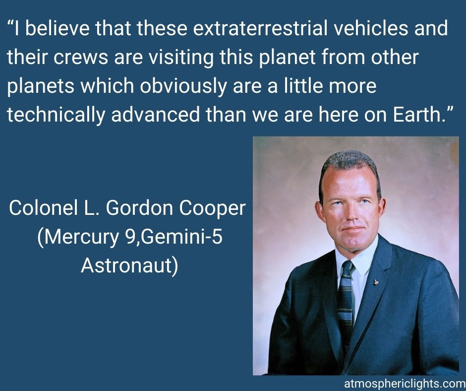 Colonel L. Gordon Cooper 
(Mercury 9,Gemini-5 Astronaut).