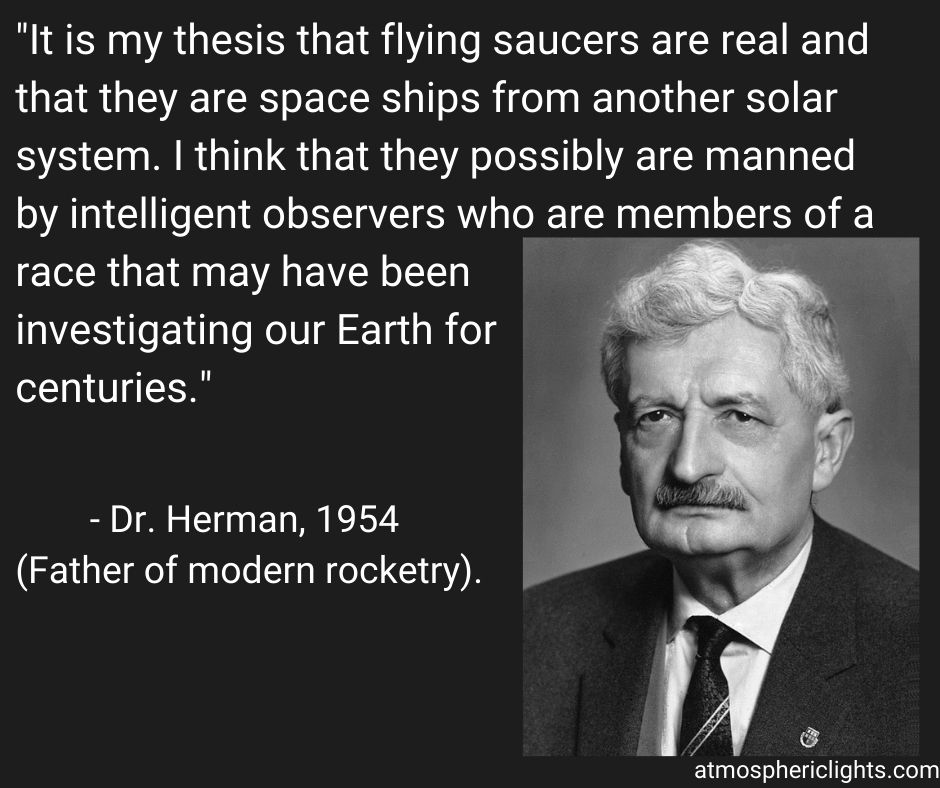 Hermann Oberth on UFOs.