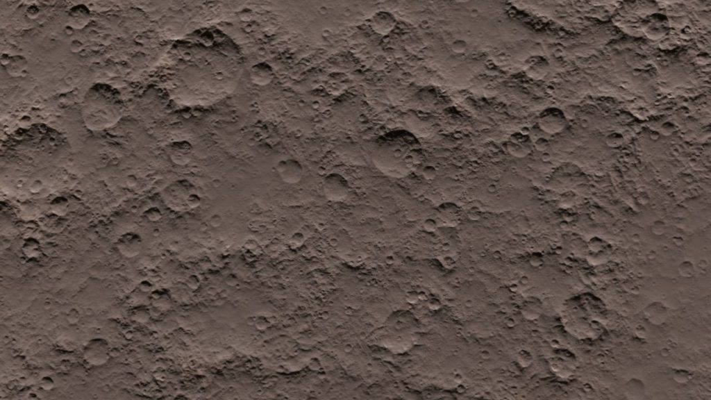 Lunar surface.