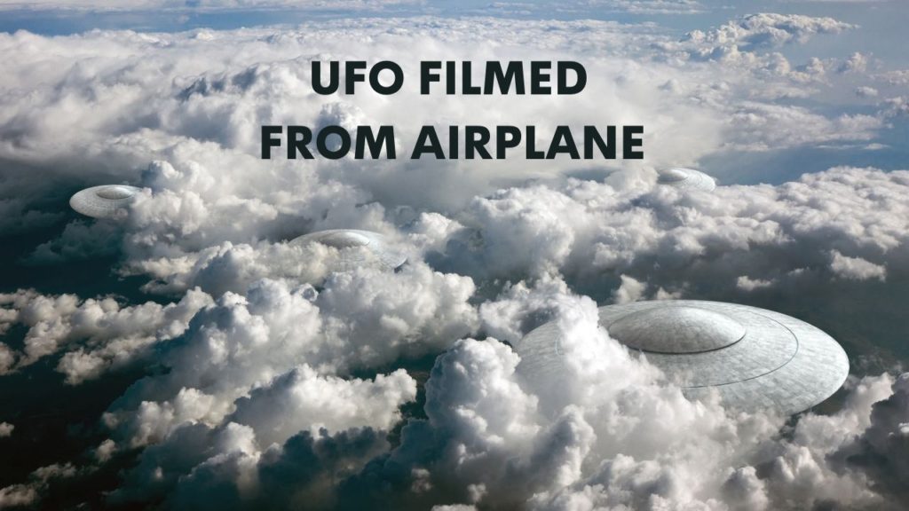 UFO Filmed From Airplane – Atmospheric Lights