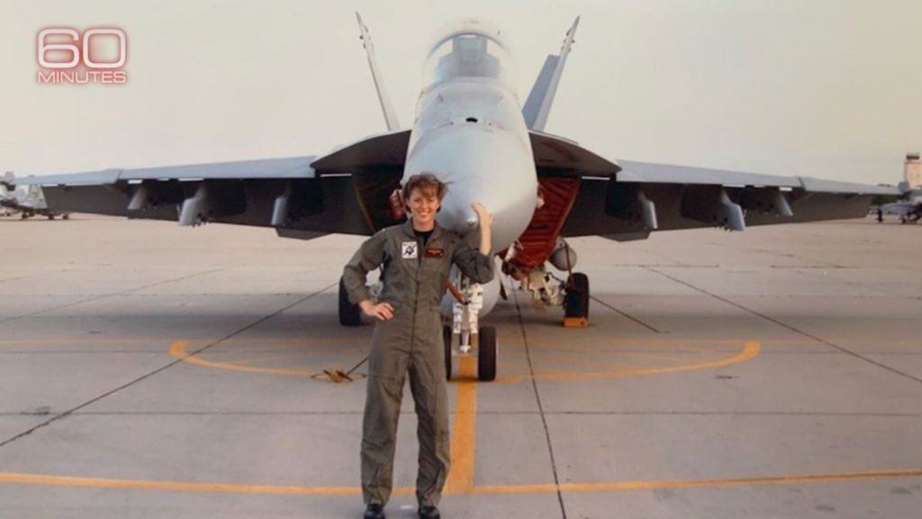 Alex Dietrich in the early 2000s in service with Strike Fighter Squadron 41 (VFA-41) also known as the “Black Aces” (Credit: Alex Dietrich).