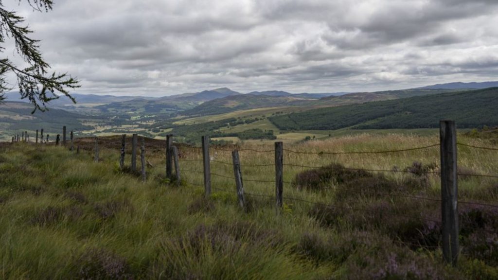 The famous Calvine UFO was photographed 13 miles north along the A9 to Calvine, on the hills of the edge of the Cairngorms National Park in Scotland.