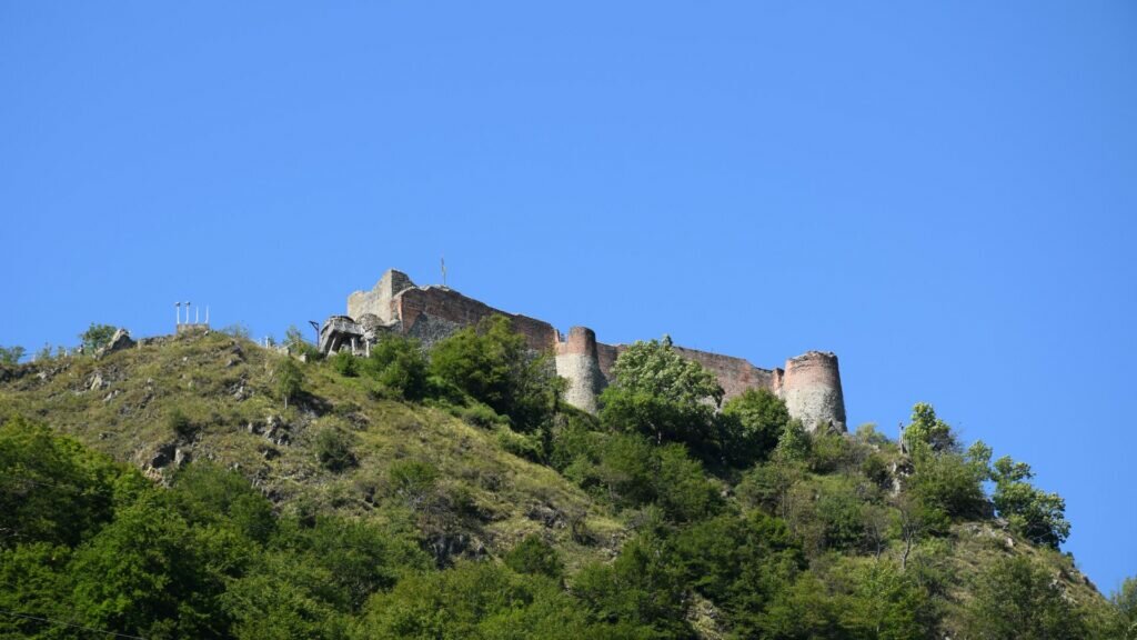 Poenari Castle in Romania.