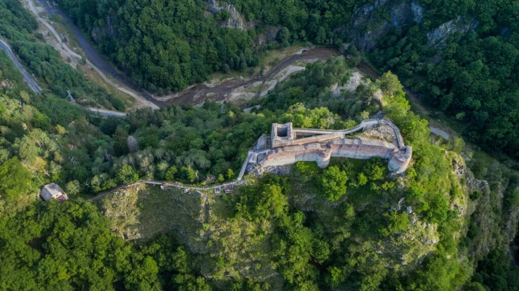 Poenari Castle in Romania.