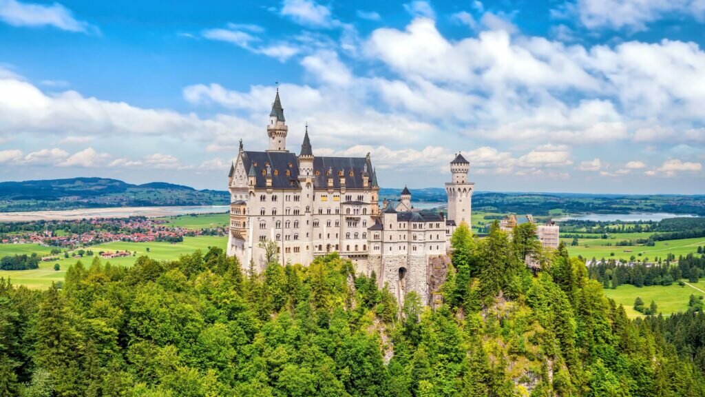 Neuschwanstein Castle in Germany.