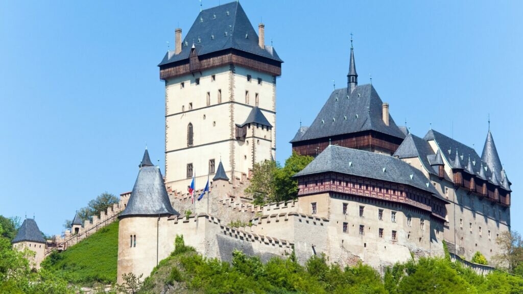 Karlstejn Castle in the Czech Republic.