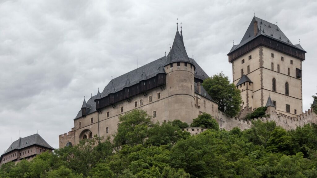 Karlstejn Castle in the Czech Republic.
