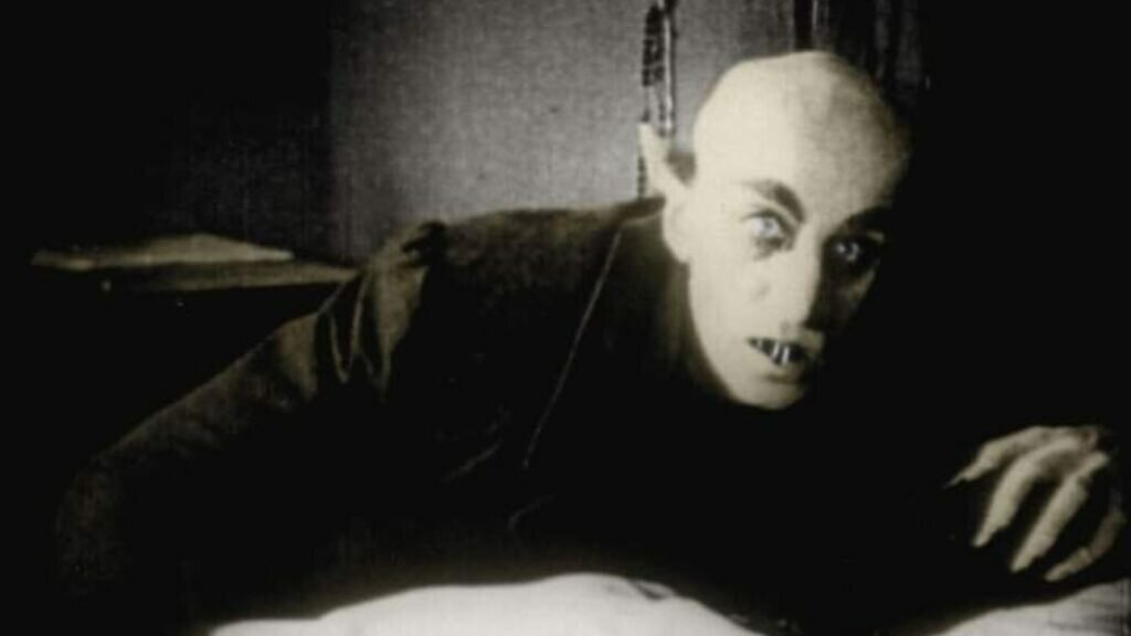 Max Schreck as Count Orlok in the classic 1922 silent film "Nosferatu."