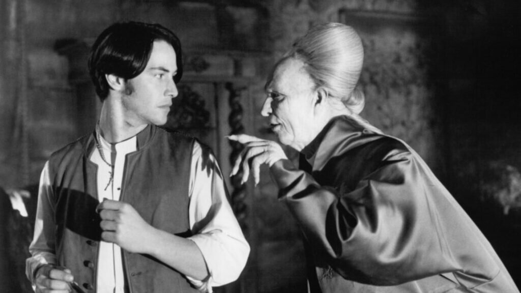 Keanu Reeves (on the left) and Gary Oldman in the 1992 film 'Dracula,' directed by Francis Ford Coppola.