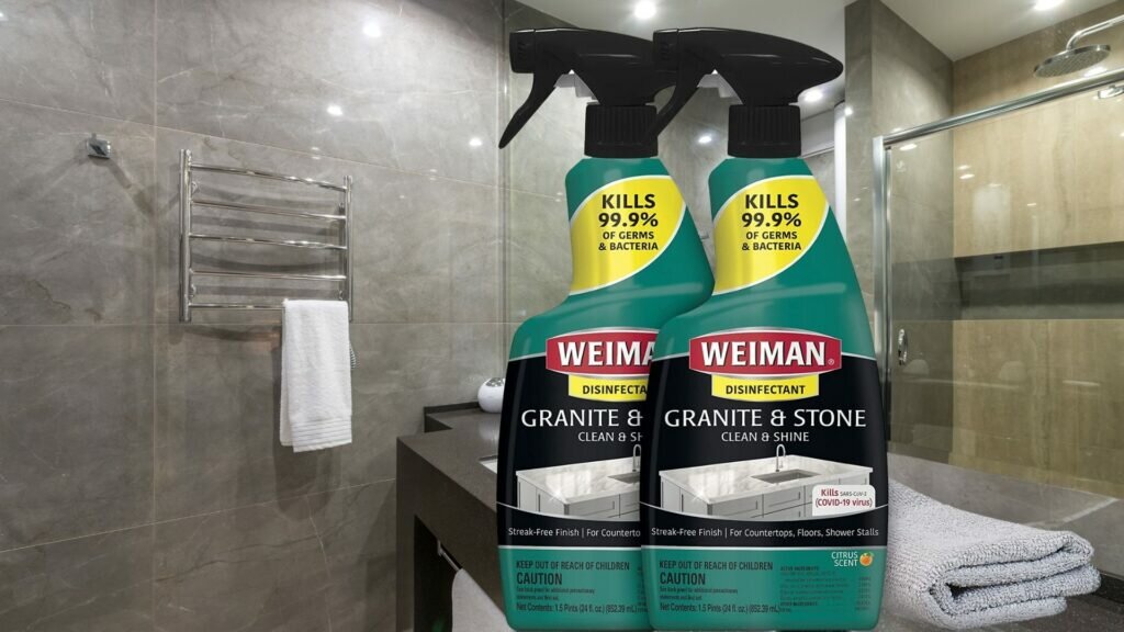 Weiman Disinfectant Granite Daily Clean & Shine.