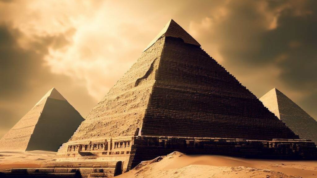 Great Pyramids of Giza ai