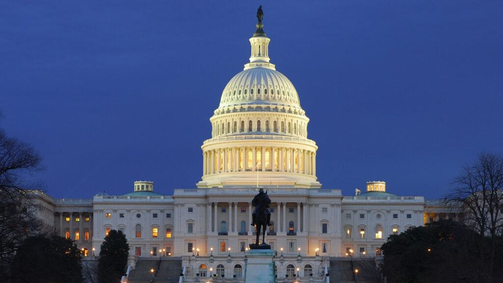 U.S Congress in Washington.